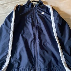 New balance windbreaker zip up